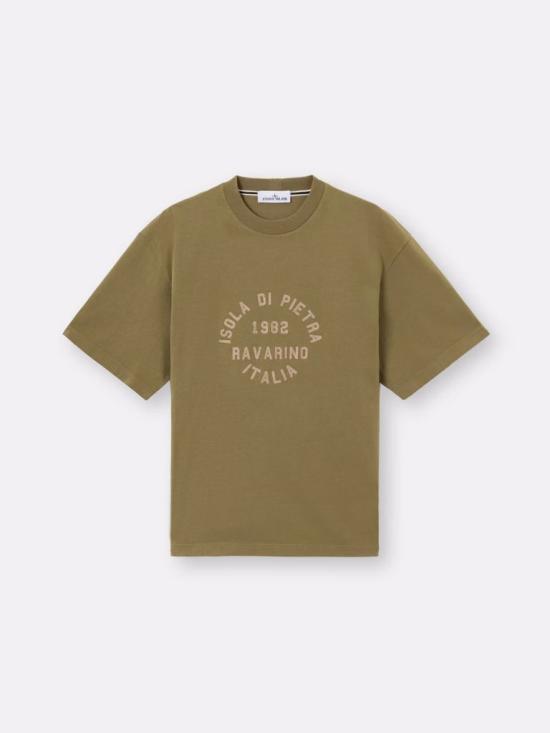 26SS 스톤 아일랜드 반팔 티셔츠 2100002S0289V005G VERDE