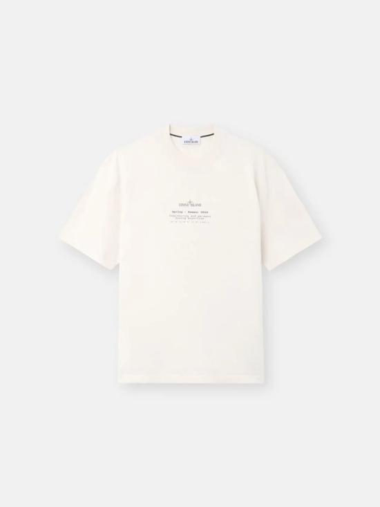 26SS 스톤 아일랜드 반팔 티셔츠 2100001S0285V0093 CRUDO