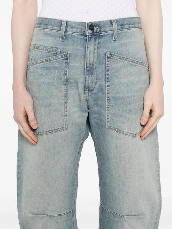 26SS 닐리로탄 스트레이트 팬츠 10193W45WSU AZUL CLARO - NILI LOTAN