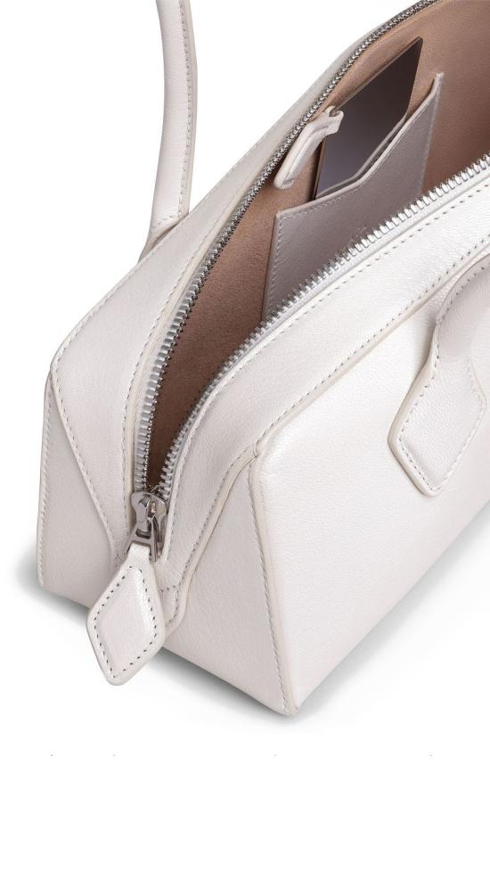 26SS 알라이아 르 테켈 미디움 레더 숄더백 AA1S06033CA212V030 MARFIL - ALAIA