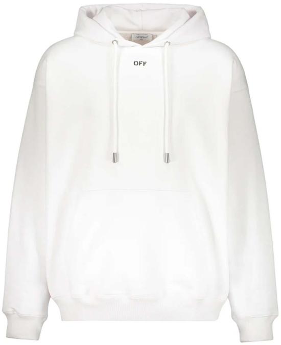 25FW 오프화이트 후드 티셔츠 44MBB085G5F0070110 WHITE
