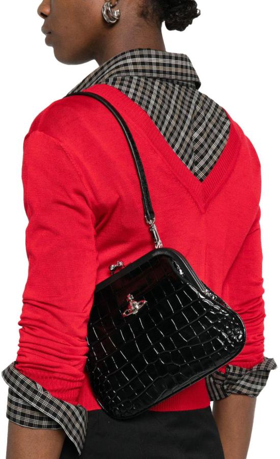 26SS 비비안웨스트우드 클러치/파우치 4B01001BWL0098N401 BLACK - VIVIENNE WESTWOOD