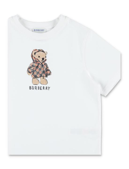 26SS [키즈] 버버리 트레이닝 상의 8117538 A1464 WHITE - BURBERRY