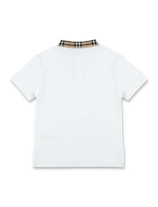 26SS [키즈] 버버리 폴로 셔츠 8105571 A1464 WHITE - BURBERRY