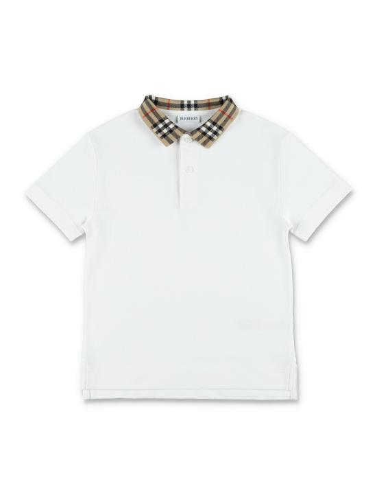 26SS [키즈] 버버리 폴로 셔츠 8105571 A1464 WHITE