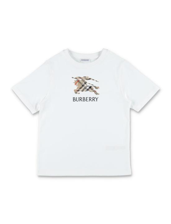 26SS [키즈] 버버리 트레이닝 상의 8120352 A1464 WHITE