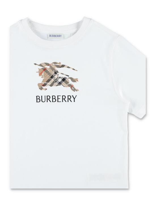 26SS [키즈] 버버리 트레이닝 상의 8120352 A1464 WHITE - BURBERRY