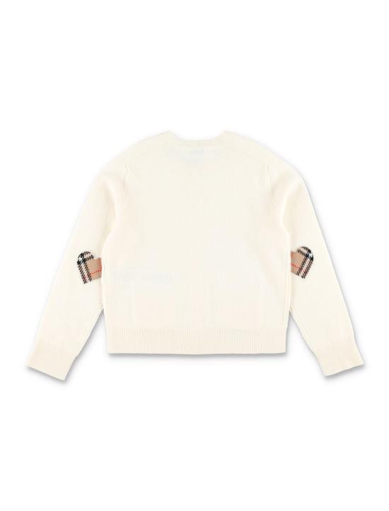 26SS [키즈] 버버리 가디건 8117186 A1452 IVORY - BURBERRY