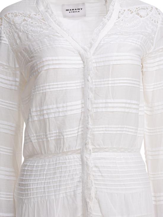 26SS 이자벨마랑에뚜왈 롱 원피스 26PRO0723FBD1J05E20WH White - ISABEL MARANT ETOILE