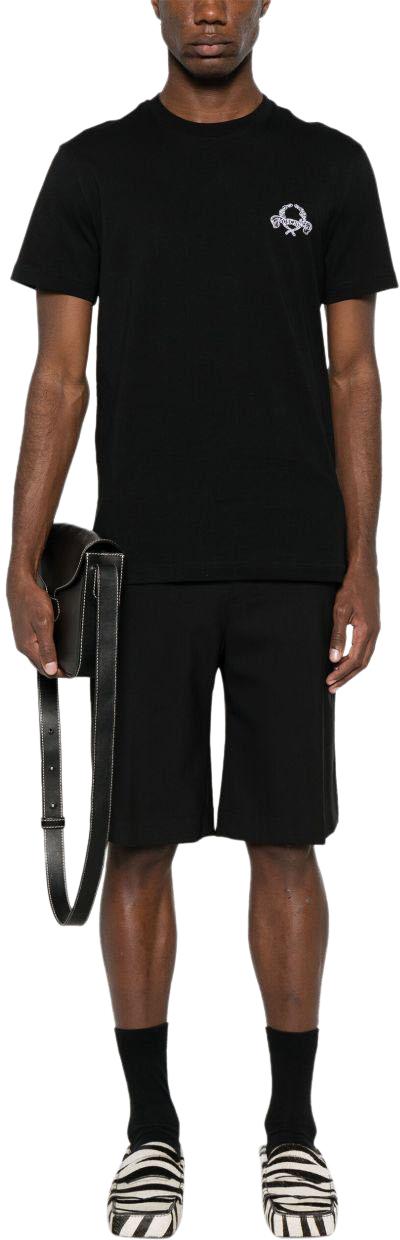 26SS 모스키노 반팔 티셔츠 A071802411555 BLACK - MOSCHINO