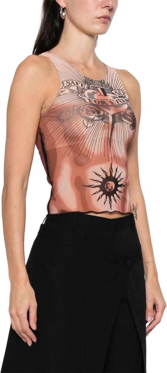 26SS 장 폴 고티에 민소매 티셔츠 TO457M026P636000 DIVERS - JEAN PAUL GAULTIER