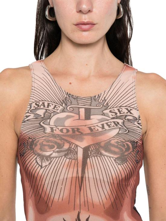 26SS 장 폴 고티에 민소매 티셔츠 TO457M026P636000 DIVERS - JEAN PAUL GAULTIER