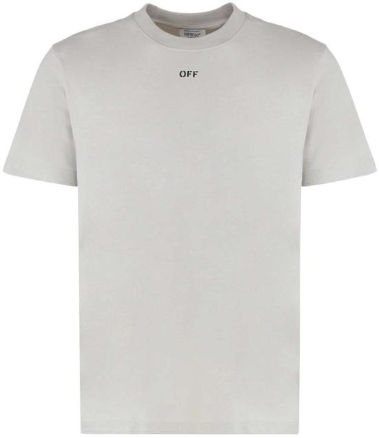 25FW 오프화이트 반팔 티셔츠 44MAA027G5J00F0510 GREY