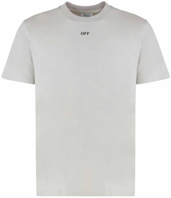 25FW 오프화이트 반팔 티셔츠 44MAA027G5J00F0510 GREY