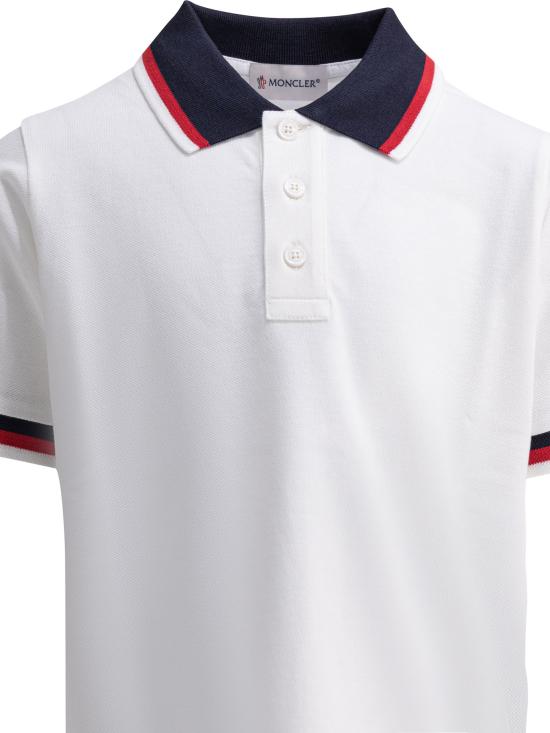 26SS [주니어] 몽클레어 폴로 셔츠 8A00003 K8496W034 White - MONCLER