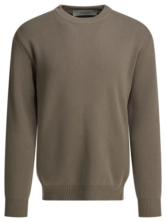 26SS 골든구스 Golden 레터링 크루넥 스웨터 GMP00841P00211215192 Beige
