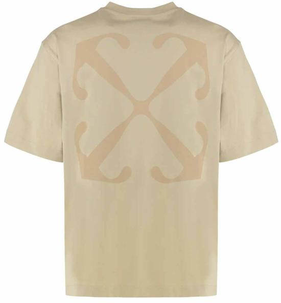 25FW 오프화이트 반팔 티셔츠 44MAA120G5J00M6101 BEIGE - OFF WHITE