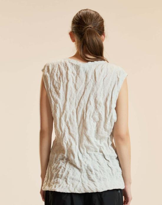  신시아 로리 민소매 티셔츠 신시아 로울리 파치먼트 탱크탑 화이트 - CYNTHIA ROWLEY