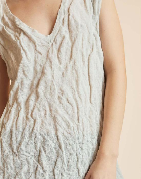  신시아 로리 민소매 티셔츠 신시아 로울리 파치먼트 탱크탑 화이트 - CYNTHIA ROWLEY