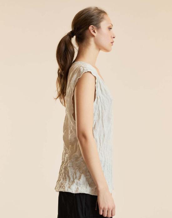  신시아 로리 민소매 티셔츠 신시아 로울리 파치먼트 탱크탑 화이트 - CYNTHIA ROWLEY