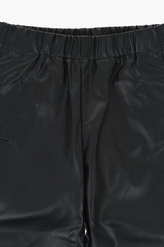  [키즈] 마르지엘라 스트레이트 팬츠 M60498 MM01Y M6900 Black - MAISON MARGIELA