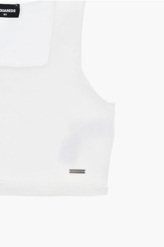  [키즈] 디스퀘어드2 티셔츠 DQ2301 D0A8T DQ100 White - DSQUARED2