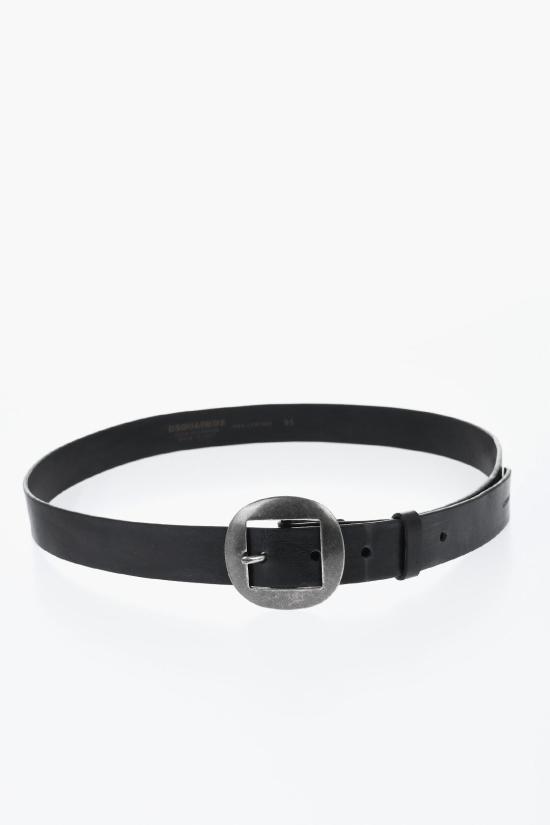  디스퀘어드2 가죽 벨트 S82BEM0392 SJ12900001 M1601 Black - DSQUARED2