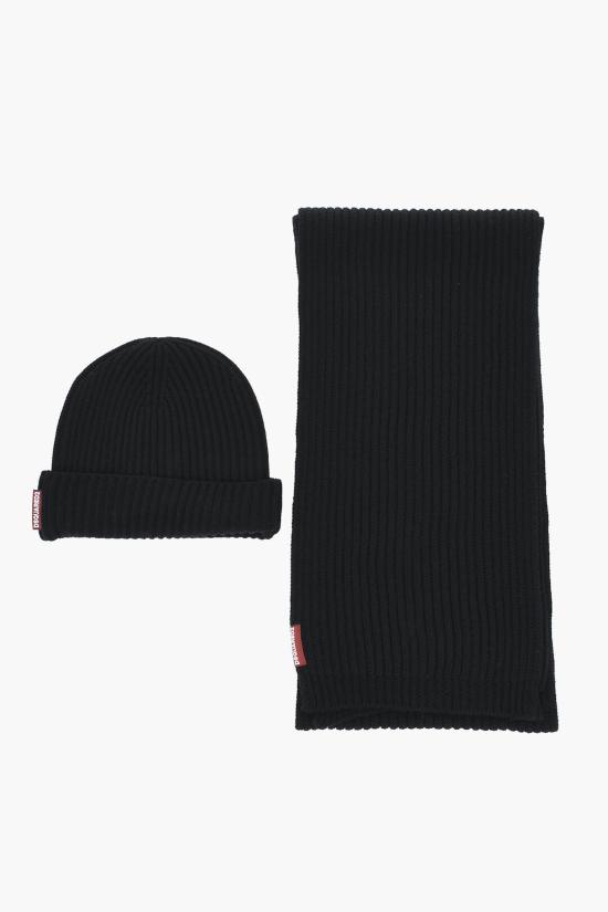  디스퀘어드2 머플러/스카프 S82KNM0065 SJ01W06757 2124 Black