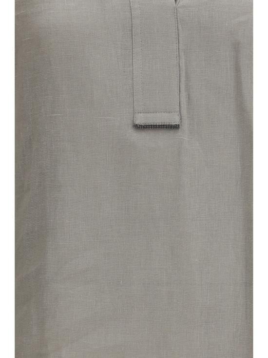 26SS 브루넬로 쿠치넬리 셔츠 MA698MQ705 C1063 KHAKI - BRUNELLO CUCINELLI