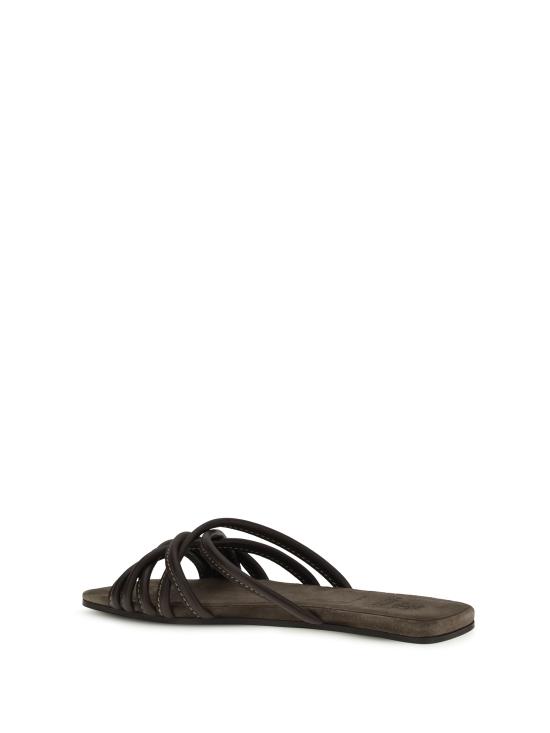 26SS 브루넬로 쿠치넬리 샌들 MZGAC3239 C8279 BROWN - BRUNELLO CUCINELLI