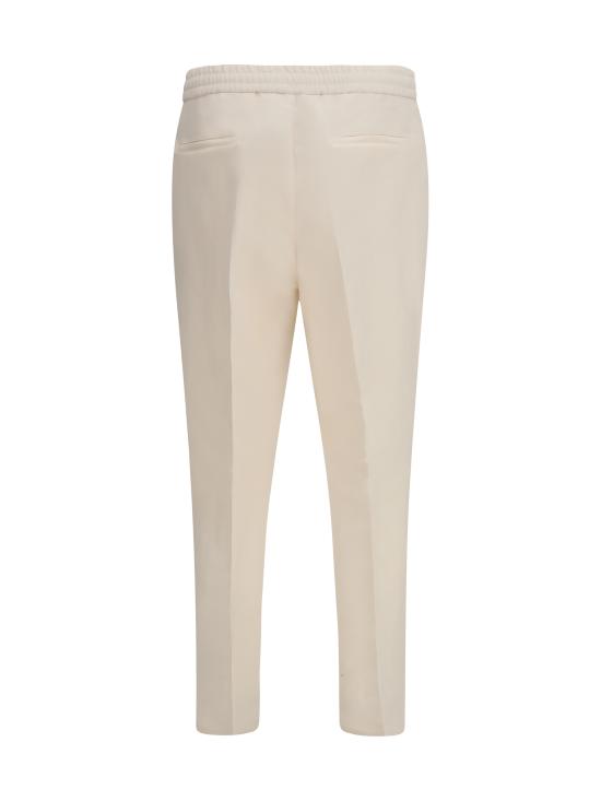 26SS 브루넬로 쿠치넬리 스트레이트 팬츠 MH255E1710 C2441 CREAM - BRUNELLO CUCINELLI