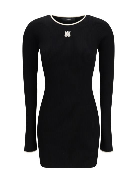 26SS 아미리 숏 원피스 AWDRCA1092 001 BLACK