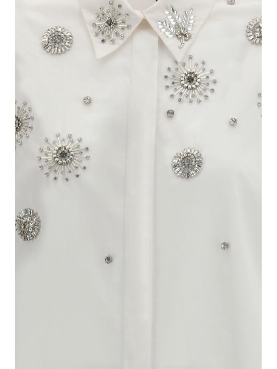 26SS 핑코 셔츠 106225A31W Z04 WHITE - PINKO