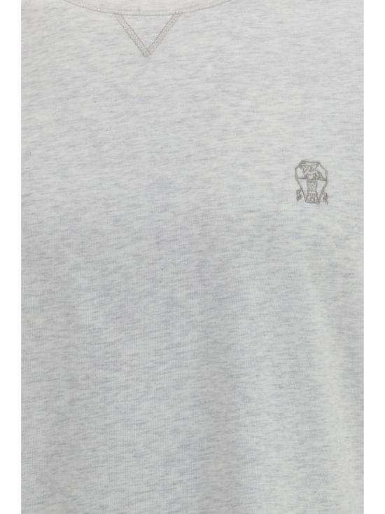 26SS 브루넬로 쿠치넬리 반팔 티셔츠 M0B131328G CKP33 GREY - BRUNELLO CUCINELLI