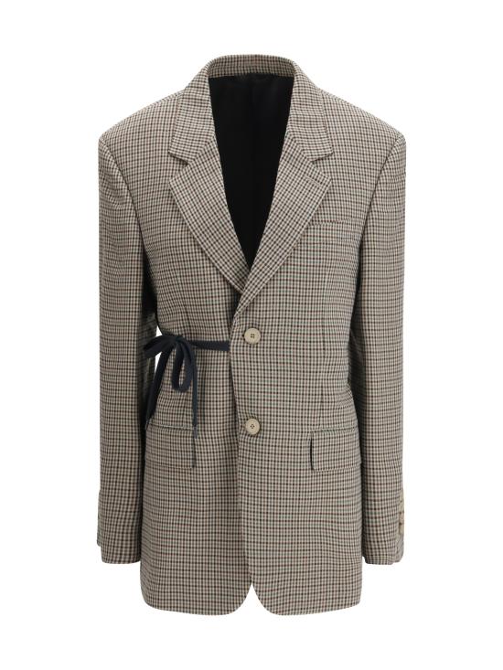 26SS 발렌시아가 랩 테일러드 재킷 857365TTO38 2866 MULTICOLOUR