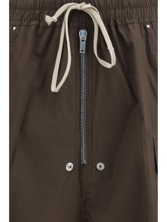 26SS 릭 오웬스 숏팬츠 RU01F2360 78 BROWN - RICK OWENS