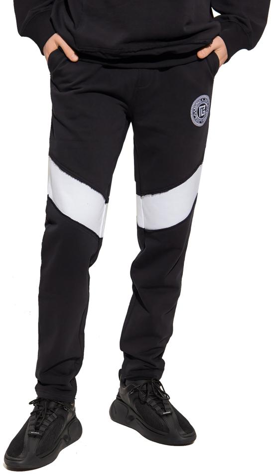  발망 트레이닝/조거 팬츠 XH0OB14500JBEABXH0OB14500JBEABBLACKBLACK - BALMAIN