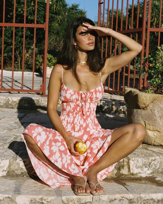  엘스페이스 롱 원피스 LSpace Tala 드레스 바인 비제트