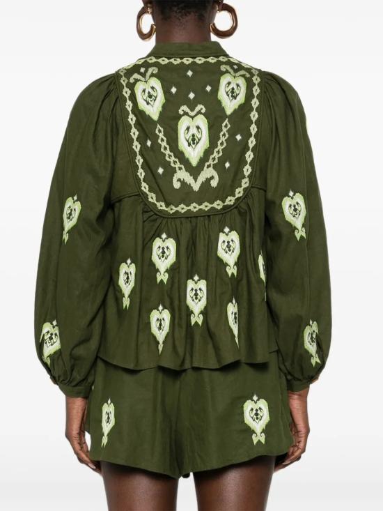 26SS 팜 리오 셔츠 344172L0013 Green - FARM RIO