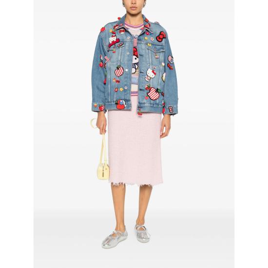 26SS 뻬로 데님 자켓 NO67 BLUE RED - PÉRO