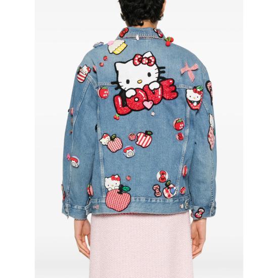 26SS 뻬로 데님 자켓 NO67 BLUE RED - PÉRO