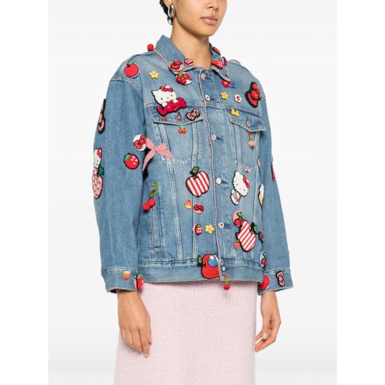 26SS 뻬로 데님 자켓 NO67 BLUE RED - PÉRO