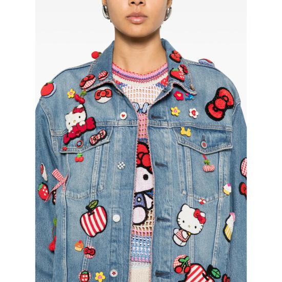 26SS 뻬로 데님 자켓 NO67 BLUE RED - PÉRO