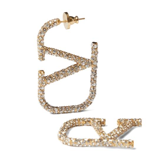 25FW 발렌티노 가라바니 이어링 7W2J0AS3VTI ALA GOLD WHITE - VALENTINO GARAVANI