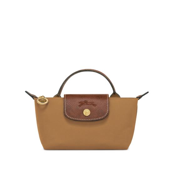 26SS 롱샴 르 플리아쥬 오리지널 핸들 파우치 34175089 P86 YELLOW