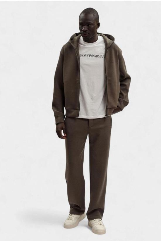 25FW 엠포리오 아르마니 스트레이트 팬츠 EM002867 AF17547 U8120 Green - EMPORIO ARMANI