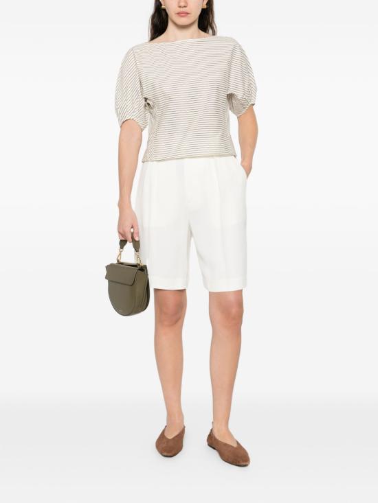 26SS 빅토리아 베컴 숏팬츠 1126WSR006920C IVORY White - VICTORIA BECKHAM