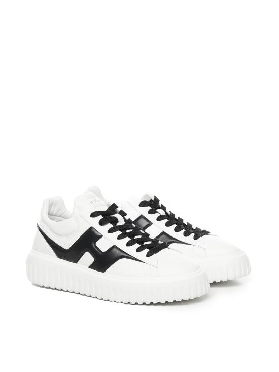 26SS 호간 스니커즈 HXM6450FE91LE9 0001 WHITE BLACK - HOGAN
