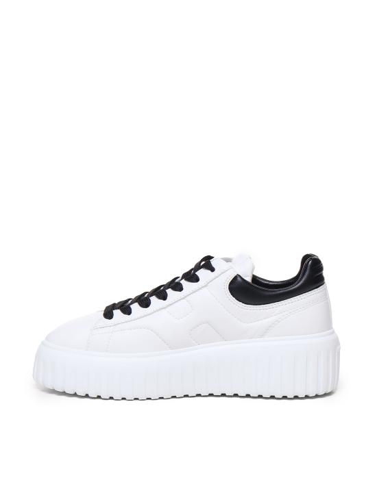 26SS 호간 H-스트라이프 스니커즈 HXW6450FC60LE9 0001 WHITE BLACK - HOGAN