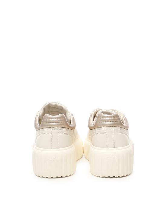 26SS 호간 H-스트라이프 스니커즈 HXW6450FC60KU0 0GAN Ivory Gold - HOGAN